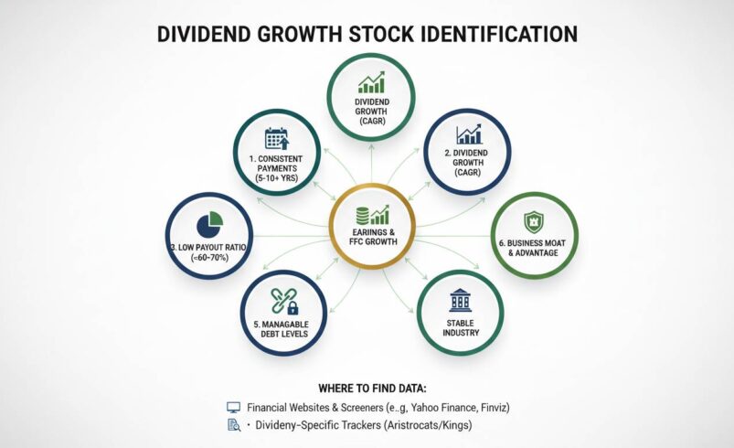 How to Identify Stocks With Strong Dividend Growth History