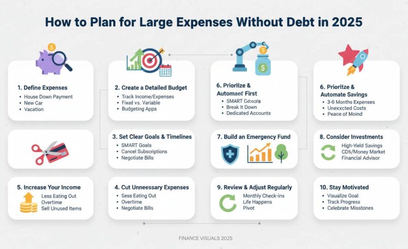 How to Plan for Large Expenses Without Debt in 2025