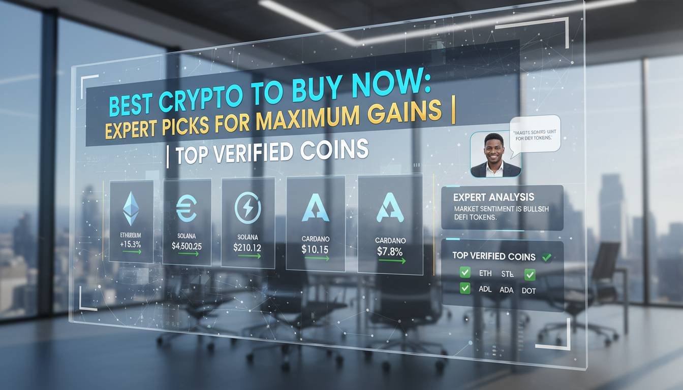 Best Crypto to Buy Now: Expert Picks for Maximum Gains | Top Verified Coins