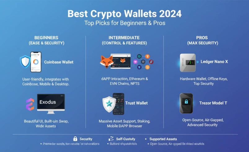 Best Crypto Wallet 2024: Top Picks for Beginners & Pros