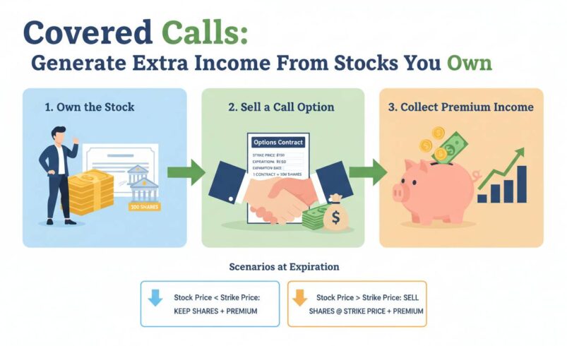 Covered Calls: Generate Extra Income From Stocks You Own