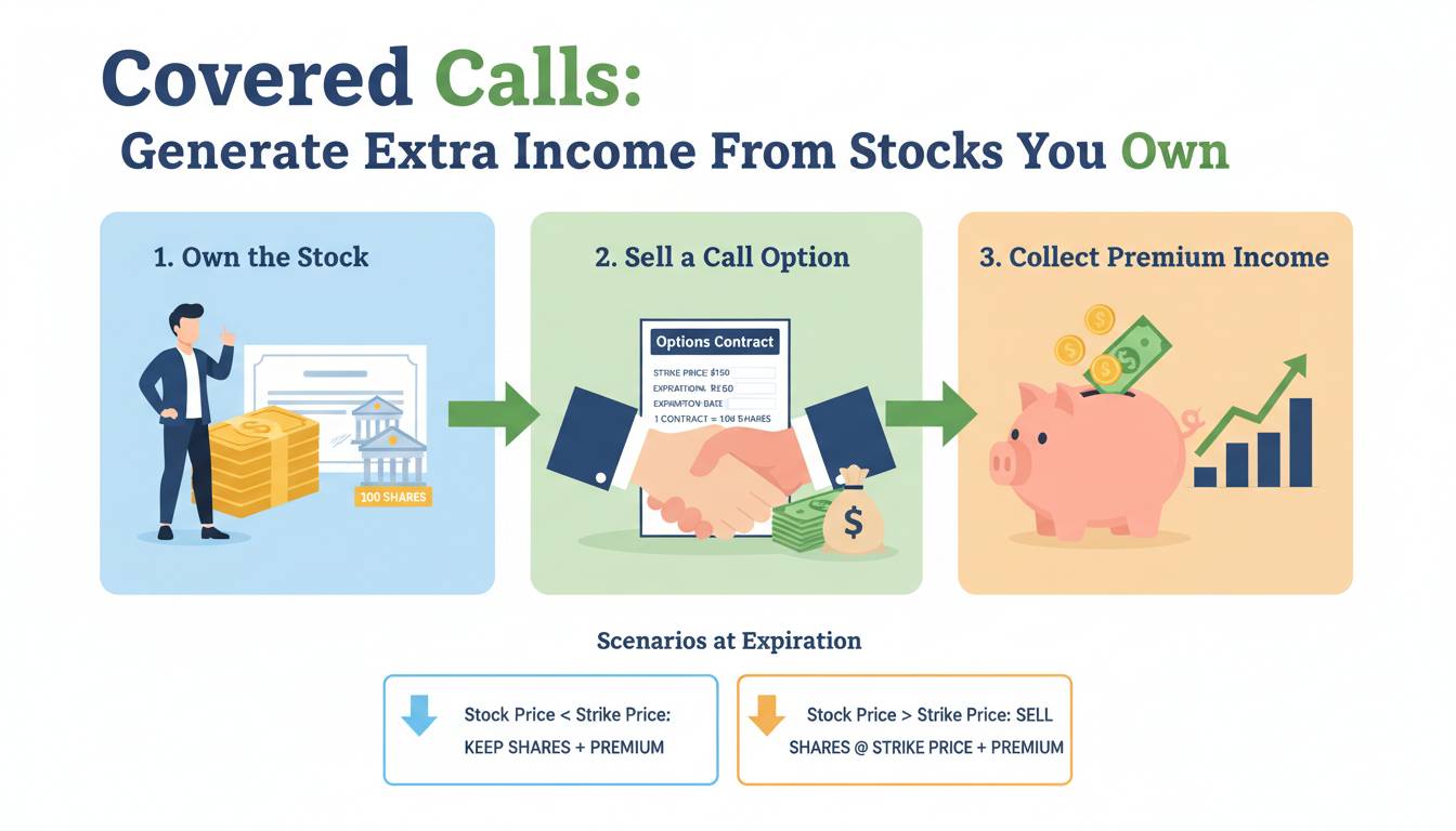 Covered Calls: Generate Extra Income From Stocks You Own