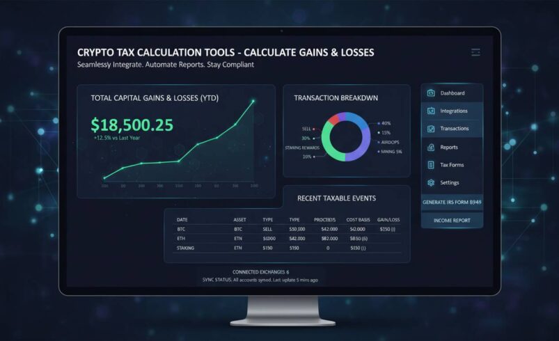 Crypto Tax Calculation Tools – Calculate Your Gains & Losses