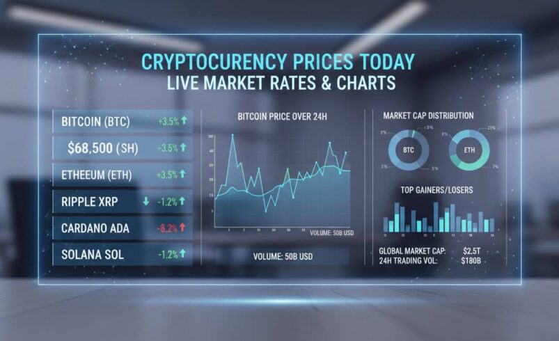 Cryptocurrency Prices Today – Live Market Rates & Charts