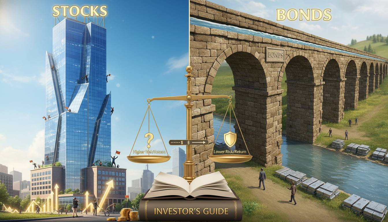 Difference Between Stocks and Bonds: Complete Investor’s Guide