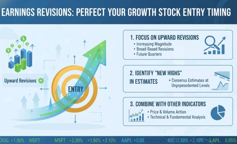 Earnings Revisions: Perfect Your Growth Stock Entry Timing