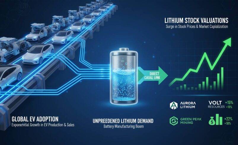 How EV Adoption Rates Directly Drive Lithium Stock Valuations