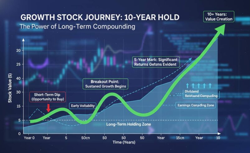 How Long Should You Hold a Growth Stock? What the Data Shows