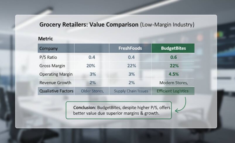 How to Use Price-to-Sales Ratio to Find Value in Low-Margin Industries