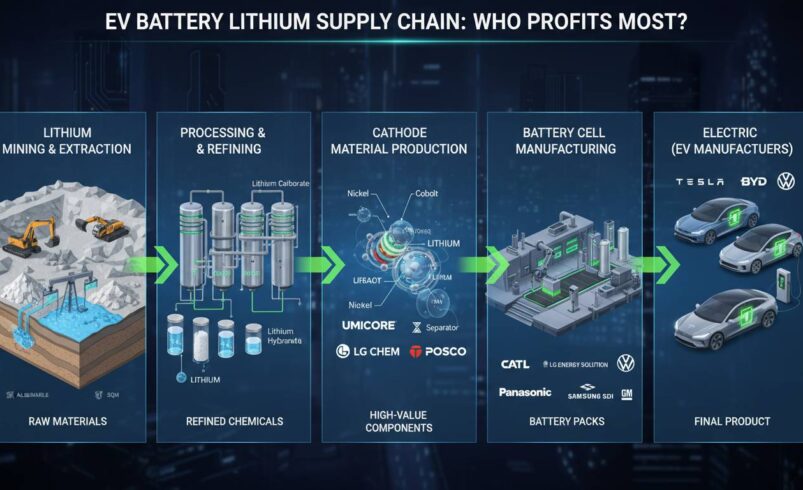 Lithium Supply Chain: Who Profits Most in EV Battery Market?