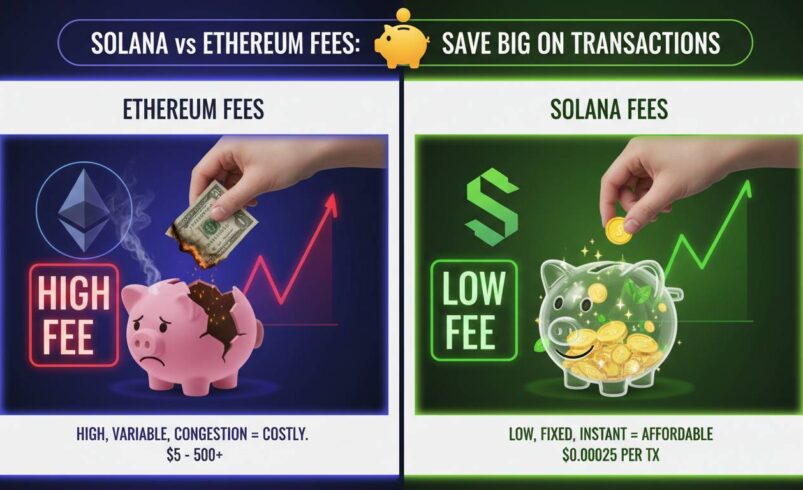 Solana vs Ethereum Fees: Save Big on Transactions