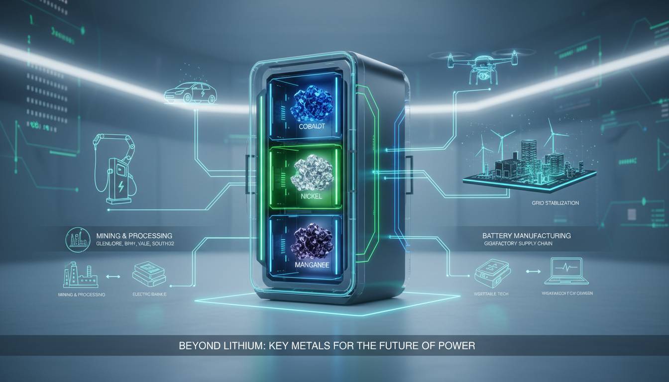 Top Battery Metals Beyond Lithium: Cobalt, Nickel & Manganese Stocks