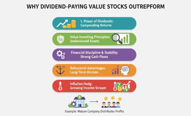 Why Dividend-Paying Value Stocks Outperform Over Time