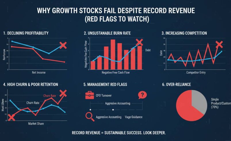 Why Growth Stocks Fail Despite Record Revenue (Red Flags to Watch)