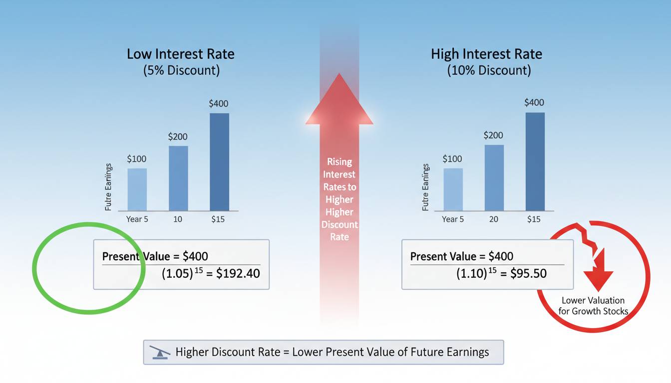 Why Growth Stocks Underperform When Interest Rates Rise